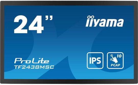 Iiyama TF2438MSC-B1 Public Display IPS Full HD 24" με Οθόνη Αφής