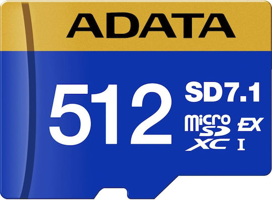 Adata microSDXC 512GB Class 10 U3 UHS-II
