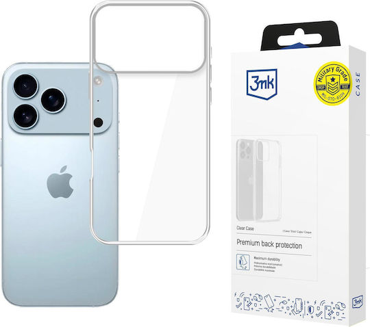 3MK Clear Back Cover Πλαστικό 1.2mm Διάφανο (Apple iPhone 17 Pro Max - 3mk)