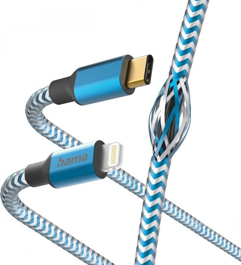 HAMA USB-C to Lightning Cable Μπλε 1.5m (00201561)