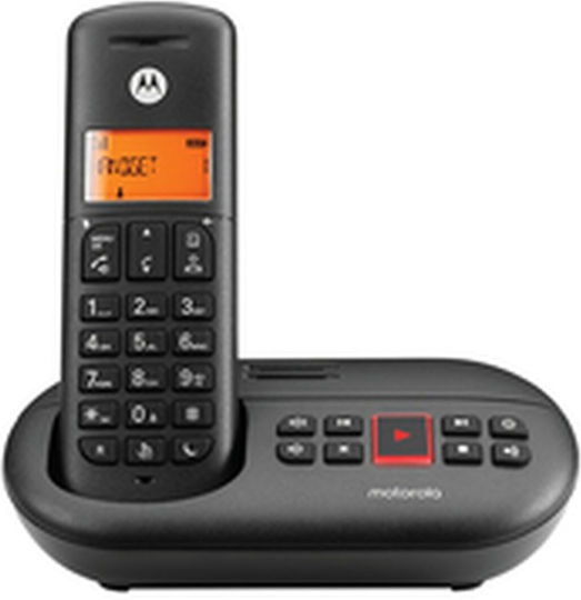 Motorola E211 Ασύρματο Τηλέφωνο Μαύρο