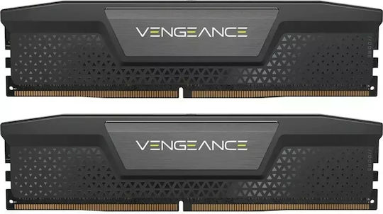 Corsair Vengeance DDR5 16GB RAM με 2x8GB Modules και Ταχύτητα 5200 για Desktop CMK16GX5M2B5200C40