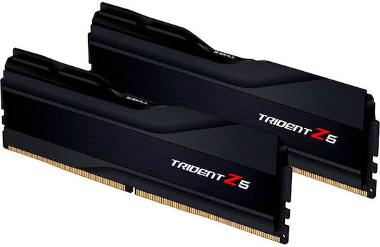 G.Skill Trident Z5 XMP DDR5 32GB RAM με 2x16GB Modules και Ταχύτητα 7600 για Desktop F5-7600J3646G16GX2-TZ5K