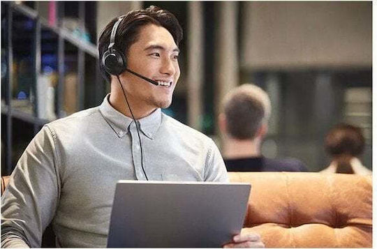 Jabra Evolve2 30 Se Stereo Headphones Usb Usb-c Microphone 28mm Drivers Uc Certified Black