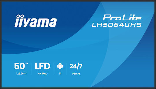 Iiyama LH6564UHS-B1AG Public Display LED 4K UHD 65"