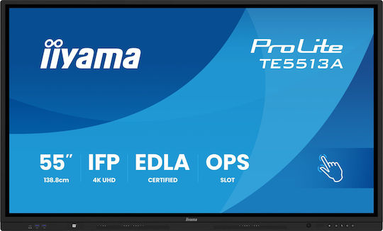 Iiyama TE6513A-B1AG Public Display LED 64.5" με Οθόνη Αφής