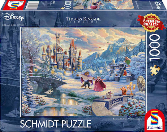 xlarge_20250704171819_puzzle_disney_beauty_and_the_beast_s_winter_enchantment_2d_1000_kommatia_59671 Puzzle Disney Beauty and the Beast‘s Winter Enchantment 2D 1000 Κομμάτια 59671 - Image 1
