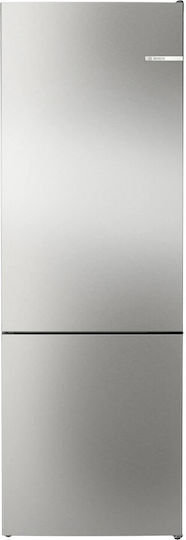 Bosch Ψυγειοκαταψύκτης 440lt Total NoFrost Υ203xΠ70xΒ66.7εκ. Γκρι KGN492IAF