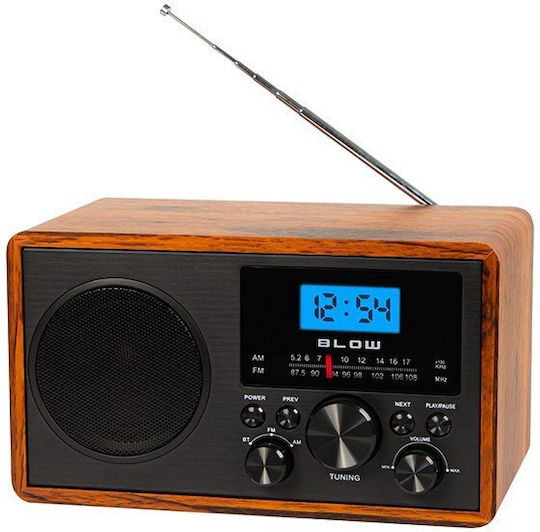 Blow RA9 V.2 Επιτραπέζιο Ραδιόφωνο Καφέ