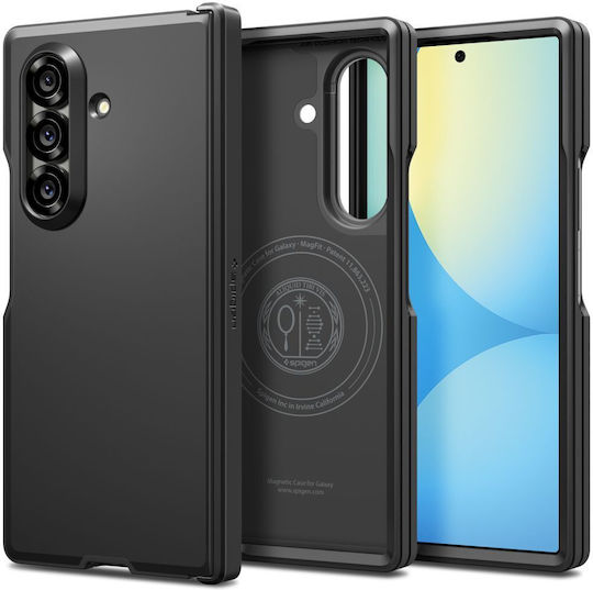 Spigen Tough Back Cover Σιλικόνης / Πλαστικό 1.2mm Μαύρο (Galaxy Z Fold7) ACS09549