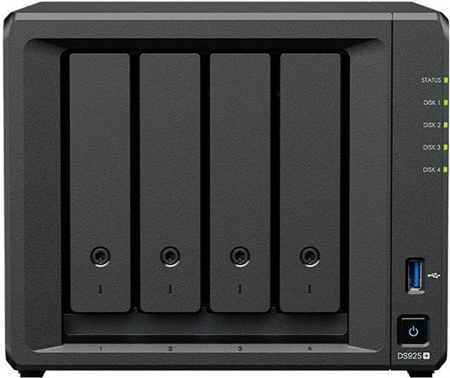 Synology DiskStation DS925+ + -12T-00-2 NAS Tower 12TB HDD/M.2/SSD και 2 θύρες Ethernet