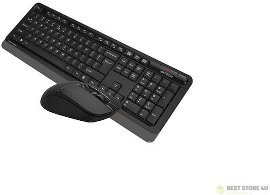 A4Tech FG1012 WRLS Ασύρματο Σετ Πληκτρολόγιο & Ποντίκι Αγγλικό US