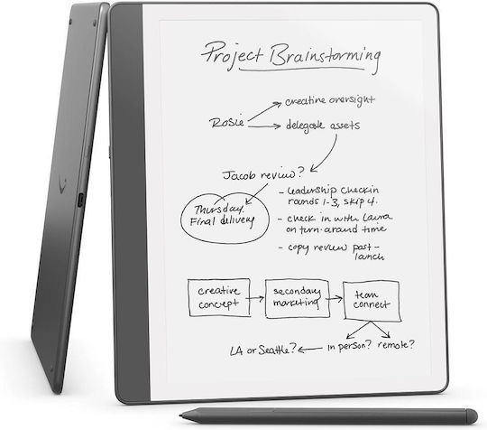 Amazon Kindle Scribe With Premium Pen Tungsten (Without Kindle Unlimited) με Οθόνη Αφής 10.2" (16GB) Μαύρο