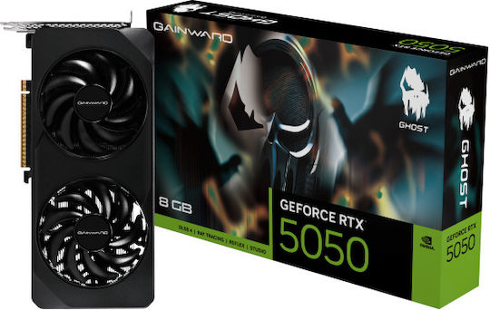 Gainward GeForce RTX 5050 8GB GDDR6 Ghost Κάρτα Γραφικών NE65050019P1-GB2070B