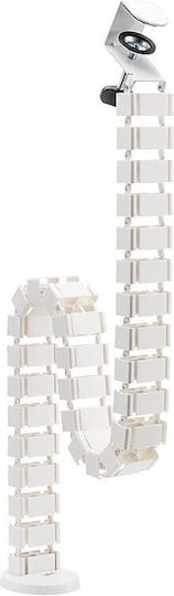 LogiLink Στήριγμα Καλωδίων Λευκό (KAB0093) 1τμχ