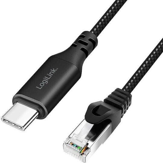 LogiLink Μετατροπέας USB-C male σε RJ-45 male 1τμχ CU0413