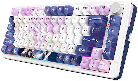 Redragon Cyrus Pro Ασύρματο Gaming Μηχανικό Πληκτρολόγιο 75% με RGB φωτισμό (Αγγλικό US)