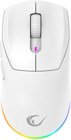 Rampage Prote M5 Pro Ασύρματο RGB Gaming Ποντίκι 26000 DPI Λευκό