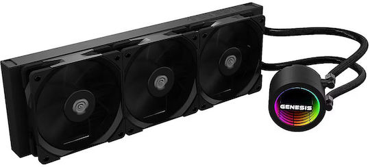 Genesis Hydria 360 Υδρόψυξη Επεξεργαστή Τριπλού Ανεμιστήρα 120mm για Socket AM4/AM5/1700/1200/115x