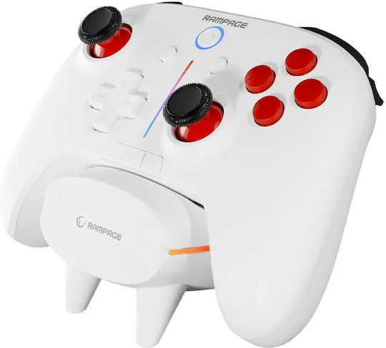 Rampage Hydra Pro Ασύρματο Gamepad για PC Λευκό