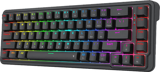Redragon K709 Gaming Μηχανικό Πληκτρολόγιο 65% με RGB φωτισμό (Αγγλικό US)