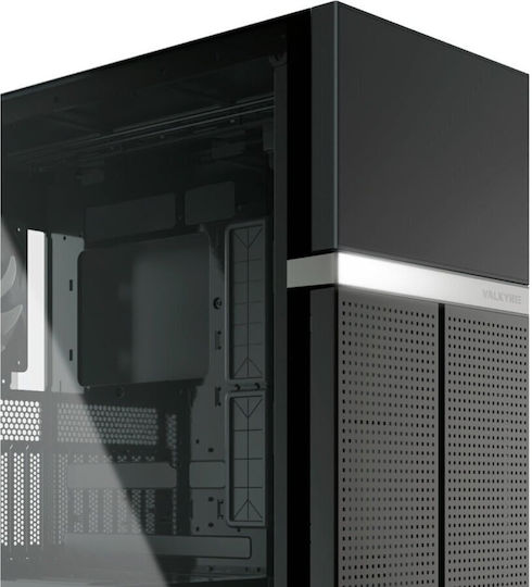 Valkyrie VK02 Lite Midi Tower Κουτί Υπολογιστή με Πλαϊνό Παράθυρο Μαύρο