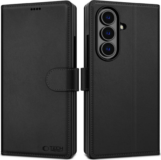 Tech-Protect Wallet Δερματίνης / Σιλικόνης Μαύρο (Samsung Galaxy Z Fold 7)