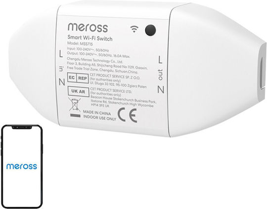 Meross Smart Switch Wi-Fi 16A 1987905
