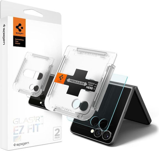 Spigen GLAS.Tr Ez Fit Tempered Glass 2τμχ (Galaxy Z Flip7) AGL09585