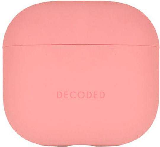 Decoded Aircase Θήκη Σιλικόνης σε Ροζ χρώμα για Apple AirPods 1 / AirPods 2