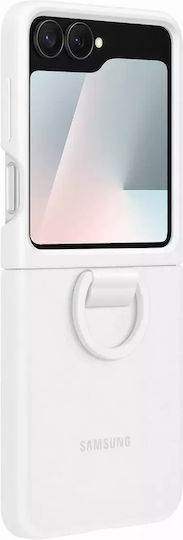 Samsung Book Σιλικόνης Λευκό (Galaxy Z Flip7 FE) EF-PF741TWEGWW