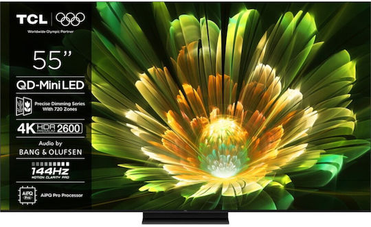 TCL Smart Τηλεόραση 55" 4K UHD Mini LED 55Q7C HDR (2023)