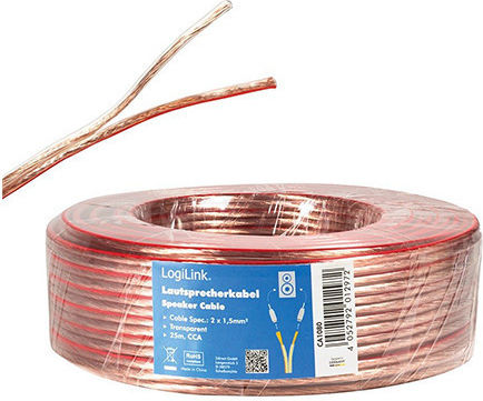 LogiLink Καλώδιο Ηχείου Ατερμάτιστο 25m (CA1080)