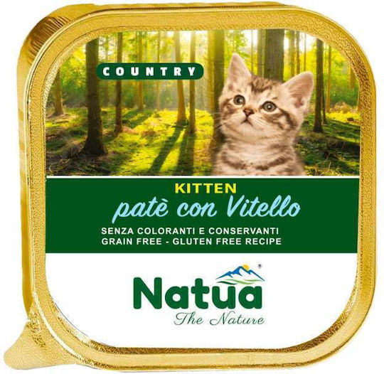 Natua Υγρή Τροφή για Γάτες με Μοσχάρι 100gr