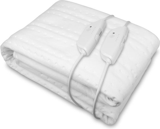 Medisana HU 676 61230 Διπλό Ηλεκτρικό Υπόστρωμα Πλενόμενο Λευκό 200W 150x160εκ.