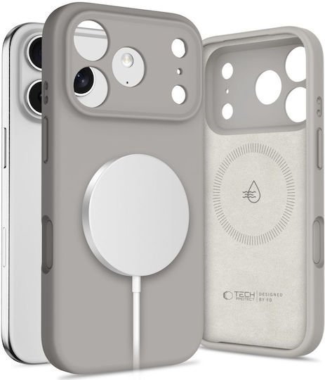 Tech-Protect Magsafe Back Cover Σιλικόνης Γκρι (iPhone 17 Pro Max)