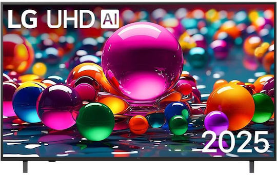 LG Smart Τηλεόραση 55" 4K UHD LED AI UA75 HDR (2025) 55UA75003LA