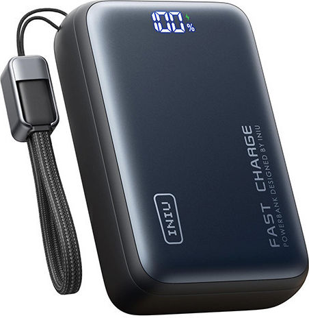 Iniu P63-P1 Power Bank 25000mAh 100W με Θύρα USB-A και 2 Θύρες USB-C Μαύρο
