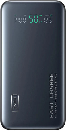 Iniu P64-P1 Power Bank 25000mAh 140W με Θύρα USB-A και 2 Θύρες USB-C Μαύρο