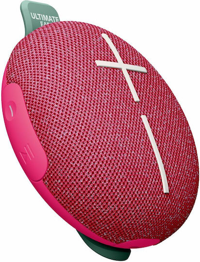 Ultimate Ears UE Miniroll Ηχείο Bluetooth με Διάρκεια Μπαταρίας έως 12 ώρες Ροζ