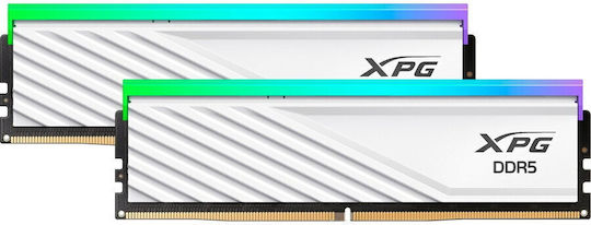 Adata XPG Lancer Blade DDR5 32GB RAM με Modules και Ταχύτητα 6000 για Desktop AX5U6000C4816G-DTLABRWH