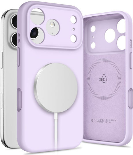 Tech-Protect Magsafe Back Cover Σιλικόνης Μωβ (iPhone 17 Pro Max)