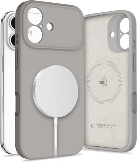 Tech-Protect Back Cover Σιλικόνης Γκρι (iPhone 17)