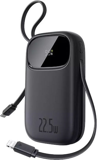 Baseus EnerFill FC31 Power Bank 20000mAh 22.5W με Θύρα USB-A και Θύρα USB-C Μαύρο