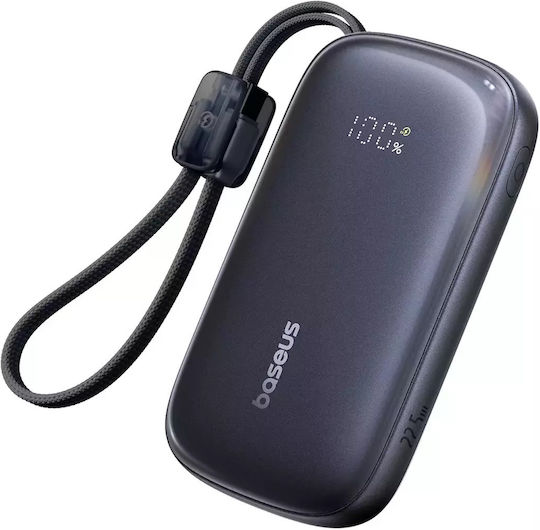 Baseus EnerFill FC21 QPow3 Ultra Power Bank 10000mAh 22.5W με Θύρα USB-A Μαύρο