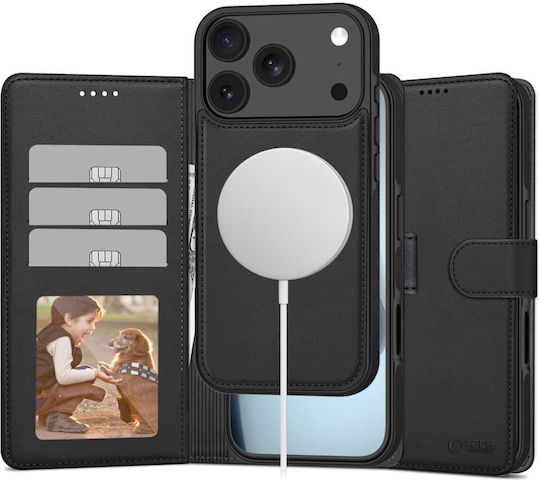 Tech-Protect Matte Wallet Σιλικόνης Μαύρο (iPhone 17 Pro Max)