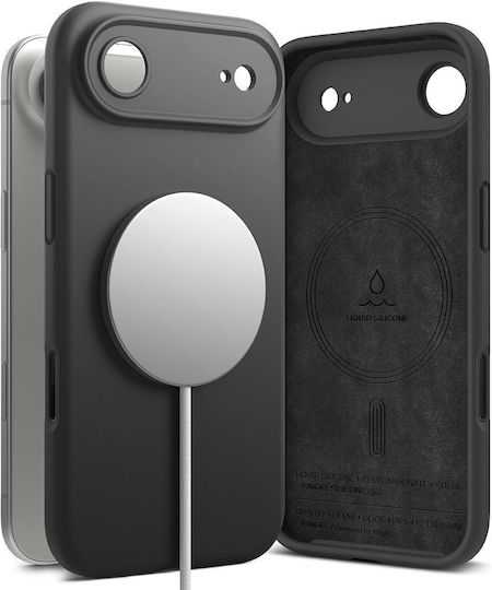 Ringke Magnetic Back Cover Σιλικόνης Μαύρο (iPhone Air)