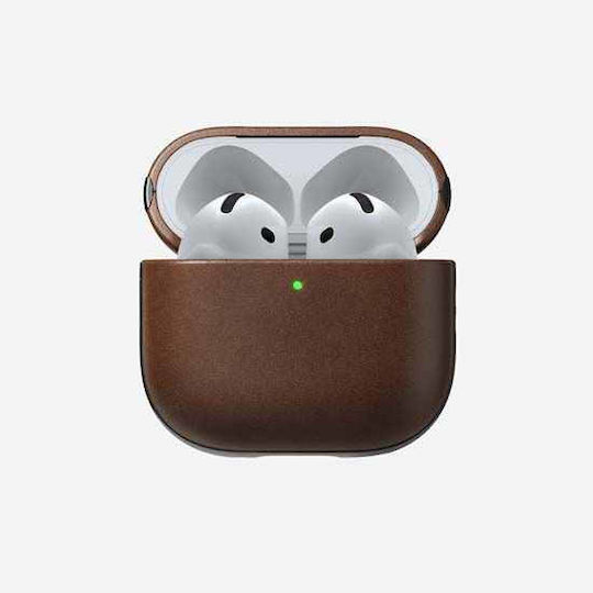 Nomad Θήκη Δερμάτινη σε Καφέ χρώμα για Apple AirPods 4