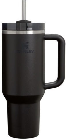 Stanley Quencher H2.0 FlowState Ανακυκλώσιμο Handled Tumbler Θερμός Ανοξείδωτο BPA Free 1.18lt Black με Καλαμάκι και Λαβή 10-12574-015