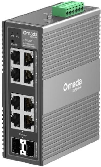 TP-LINK Omada Managed L2 Switch με 6 Θύρες Gigabit (1Gbps) Ethernet και 2 SFP Θύρες